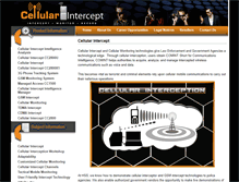 Tablet Screenshot of cellularintercept.com